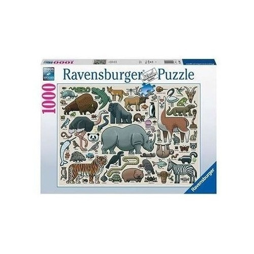 Puzzle Ravensburger Animales 1000 Pza 168071 Milouhobbies 