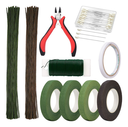Kit 108pzs Cinta Floral Kit De Arreglos Florales,hechas Mano