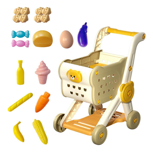 Carrito De Compras Para Niños Finge Cart De Comestibles