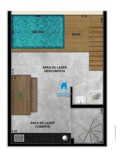 Co0036 -condomínio Smart 18 -cobertura Com 3 Dormitórios À Venda, 78 M² Por R$ 608.478 - Km 18 - Osasco/sp - Co0036