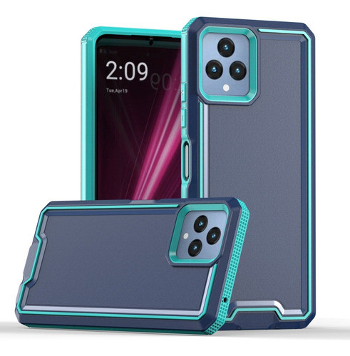 Funda De Teléfono Tpu + Pc Para T-mobile Revvl 6 5g