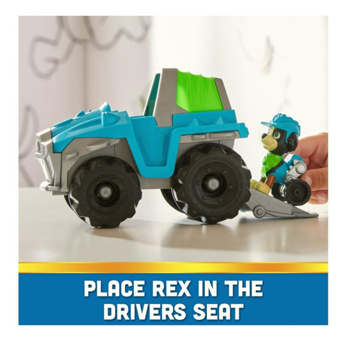 Paw Patrol, Vehículo Básico Sustentable De Rex, Juguetes