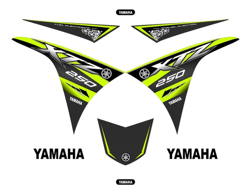 Calcomanias Yamaha Xtz 250   - Sticker Kit A -   