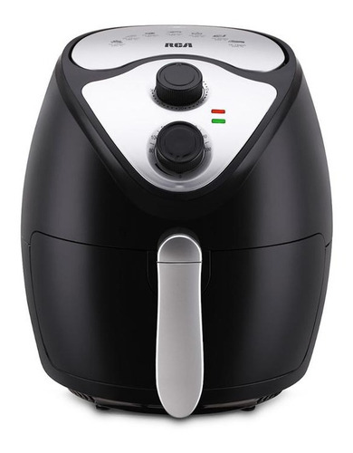 Imagen 1 de 3 de Freidora de aire RCA RC-105 de 3.5L color negro 120V