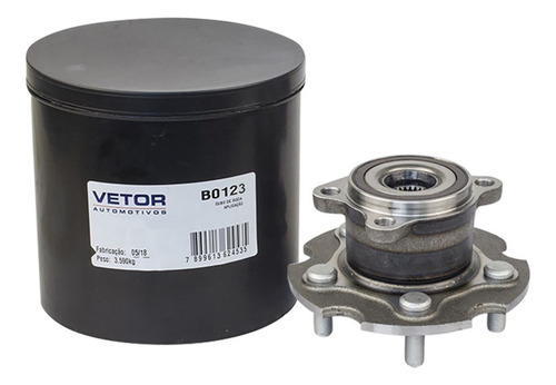 Cubo Roda Traseira C/ Abs Toyota Rav4 2.0/ 2.2 4x4 2006/2012