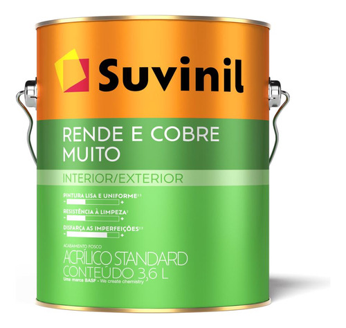 Tinta Rende & Cobre Muito Névoa Intensa 3,6l Suvinil