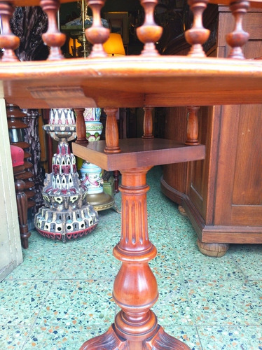 Antigua Mesa De Centro O Sala, Est Inglés. (Usado)