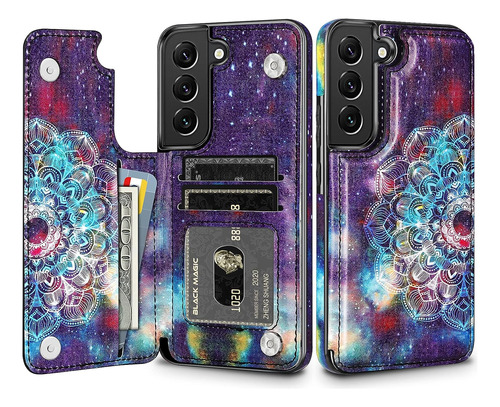 Funda Galaxia Mandala Billetera Para Samsung Galaxy S22