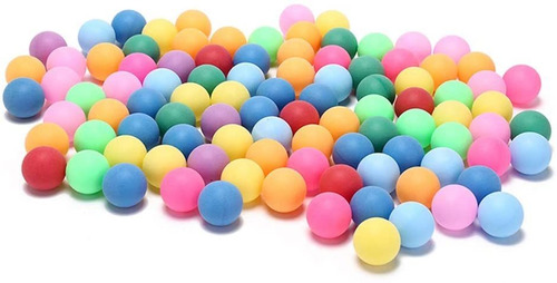Meizhouer 100 Unids / Paquete De Bolas De Ping Pong De Color