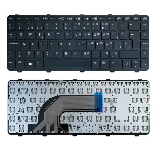 Teclado Portatil HP Español Negro 640-G1 738687-161