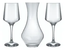 Comprar Juego de jarras decantadoras y vasos de agua de vidrio, juego de 3 unidades de color transparente