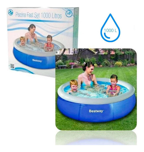 Piscina Redonda 1000l Bestway Verão Durável