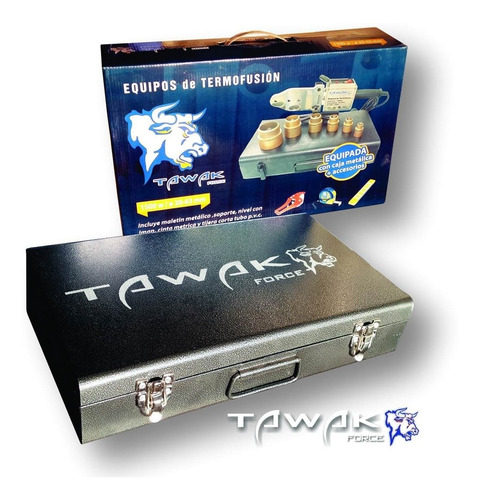 Termofusora Tawak 1500w + 6 Boquillas+maletín+tijera Tk04 P