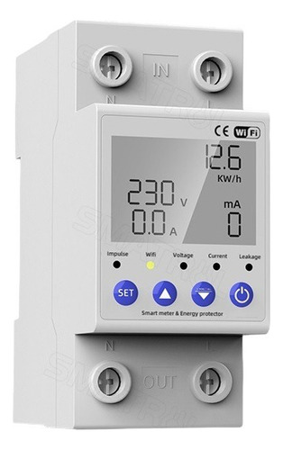 Protector Tension Wifi Alta Baja Medidor Consumo Tbcin Smart Gfab63cxl
