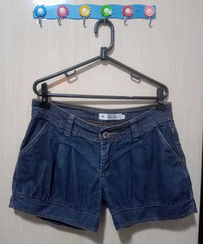 Shorts Jeans Feminino - Blue Steel - Veste 42 - Seminovo 