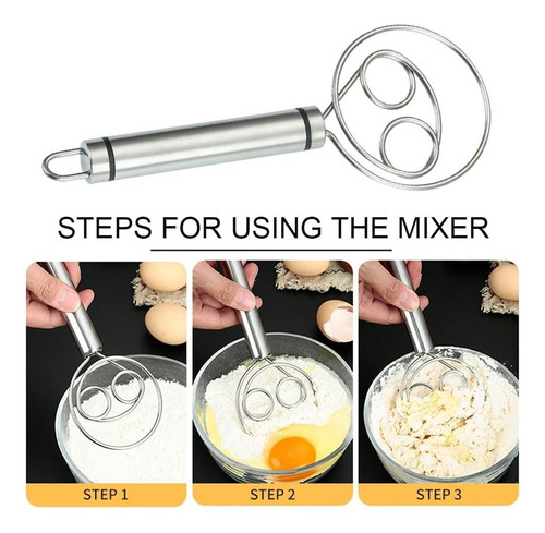 Batimiento De Masa Danés De Acero Inoxidable Estilo Holandés