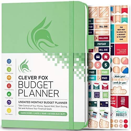 Cuaderno De Seguimiento De Gastos Sin Fecha Clever Fox Budge