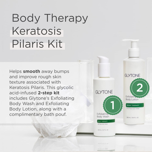 Kit De Cuidados Com A Pele Glytone Kp Para Queratose Pilar C