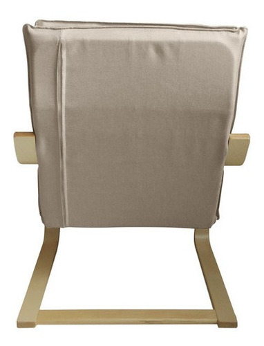 Sillon Poltrona Silla Diseño Interior Poliester Madera