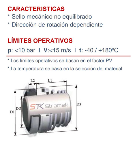 Sello Mecánico Cónico Para Bomba De Agua Con Eje De 19mm