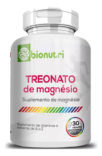 Treonato De Magnésio 500mg. Suplemento