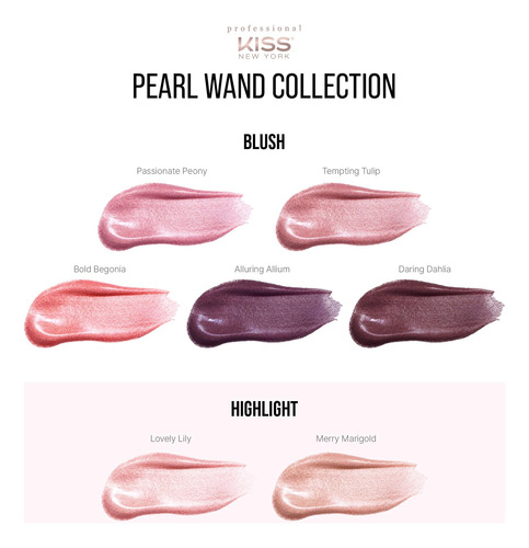 Liquid Blush Kiss New York Professional Pearl Passionate Peo