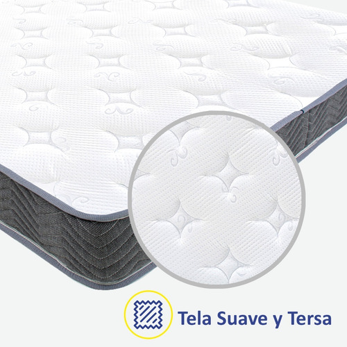 Colchon Cama Matrimonial Ultra Confort Resorte Continuo