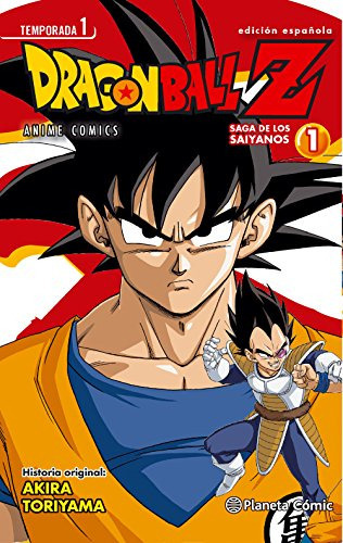 dragon ball z anime series saiyanos nº 01-05 -manga shonen-, de Akira Toriyama. Editorial Planeta Cómic, tapa blanda en español, 2015