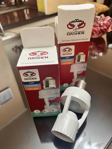 Porta Lâmpada Com Sensor De Presença