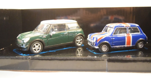 Mini Cooper Gb  Gift Set (2u) Oxford 1/43 C/caja 