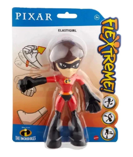 Figura Flexible Los Increibles Pixar  Elastigirl  - Mattel
