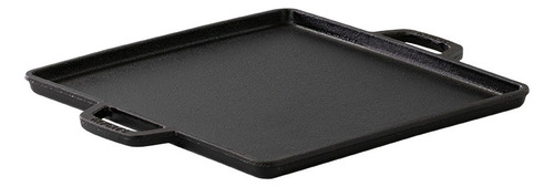 Placa de ferro plana 22x22 cm, a cor Santana não se aplica