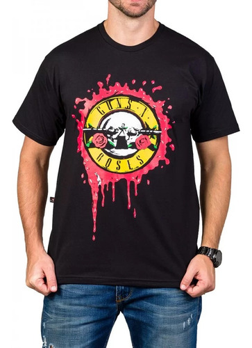 Camiseta Guns N' Roses Logo Bandalheira - Unissex