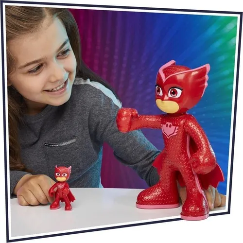 Figura Hasbro Pj Mask Articulado 25cm Gekko Owlette Catboy