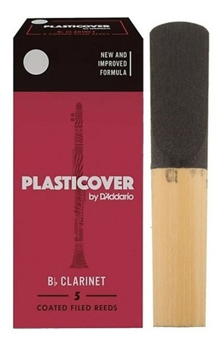 Palheta Plasticover Clarinete Nº 2,5 (caixa C/ 05