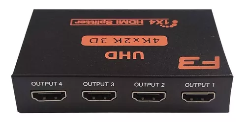 Multiplicador HDMI de 1 entrada a 4 salidas 