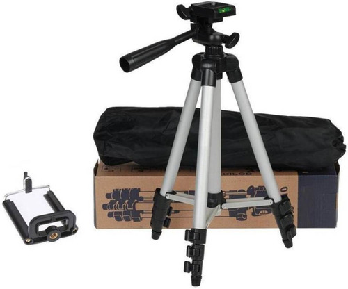 Tripode 3110 + Soporte Celular Y Bluetooth - Max Alt. 105 Cm