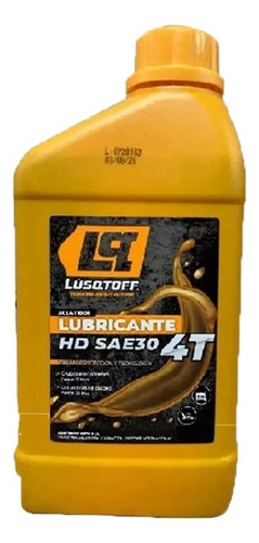 Aceite Lubricante Motores 4t 1 Lts Cortadora Cesped Y Grupo