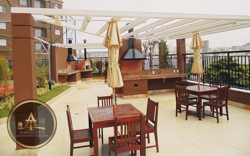 Excelente Apartamento Com 2 Dormitórios Para Alugar, 60 M² Por R$ 2.300/mês - Jardim Tupanci - Barueri/sp - Ap2907
