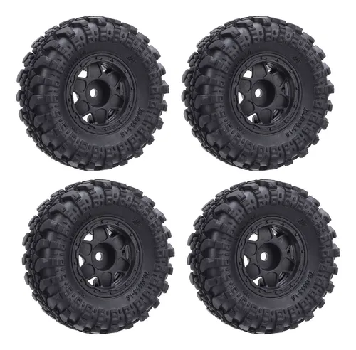 Pneus RC - EJ.LIFE - Wltoys 12428 12423 - Caoutchouc durable - Résistant à l'usure - Stabilité