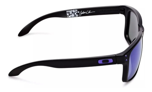 Oakley Holbrook Matte Black - Violet Iridium Julian Wilson