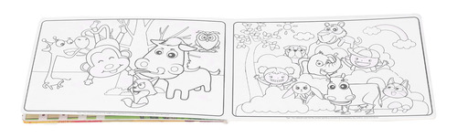 Libros Para Colorear Con Agua En 3d, Cuaderno De Dibujos De