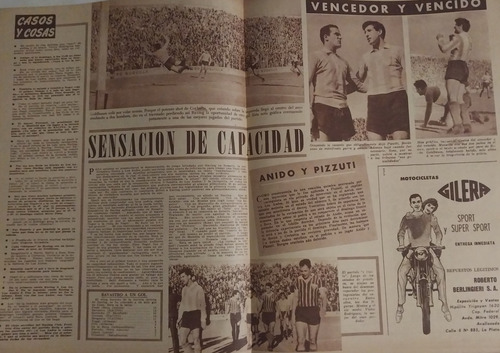 Revista Racing 938 Los Andes 0 Racing 3 Año 1961 (Usado)