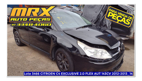 Sucata Citroen C4 Exclusive 2.0 Flex Aut 143cv 2013 Pecas