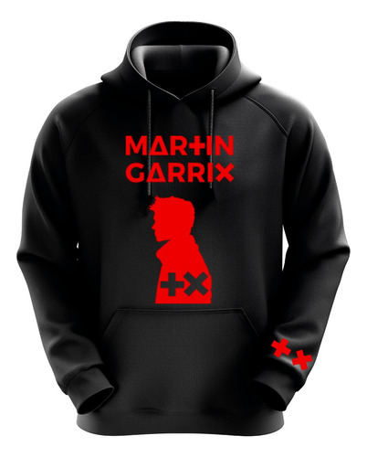 Polerón Negro Martin Garrix Diseño 1