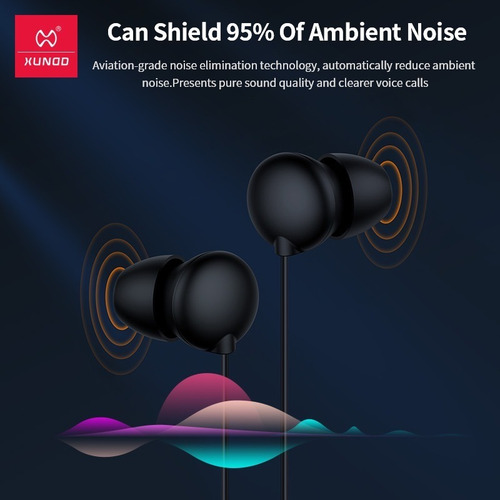 Audífonos In-ear Xundd Manos Libres Auxiliar 3.5mm 10 Pzas