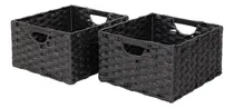 Comprar Cesta De Lavandería Portátil Tejida A Mano, 2 Unidades