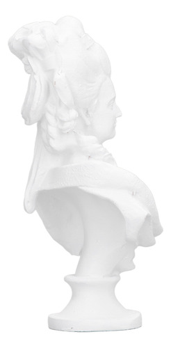 Estatua De Busto En Miniatura De Casa De Muñecas De Resina,