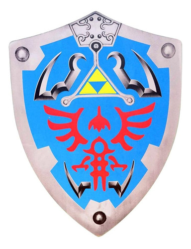 Legend Of Zelda Escudo Espuma Hylian Hyrule Triforce Para Ju