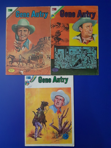 Revistas Comic Gene Autry Coleccion De 3 1974 Ed Novaro